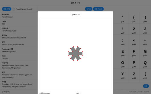 Font Inspector