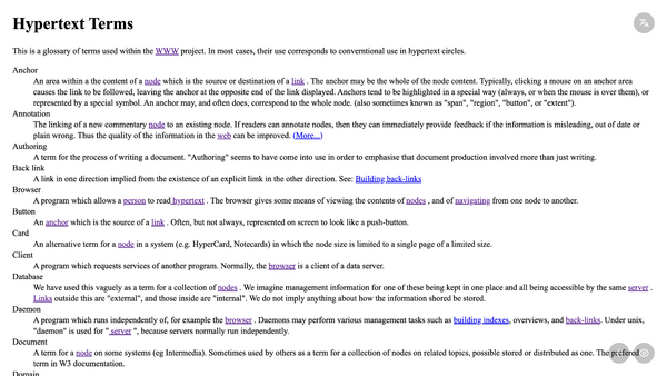 HTML 시뮬레이터 — Hypertext Terms 문서