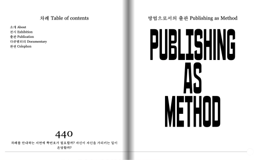 Publishing as Method