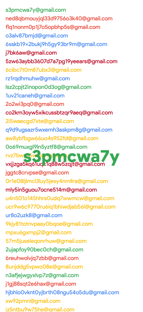 Random Gmail Username Generator