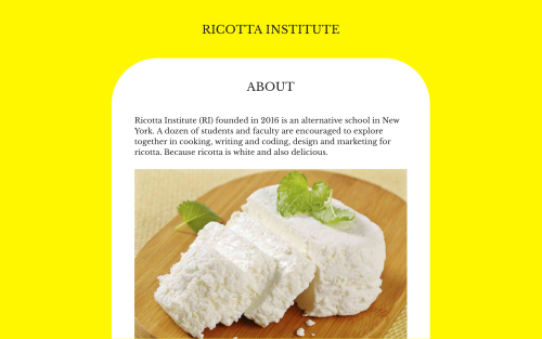 Ricotta Institute