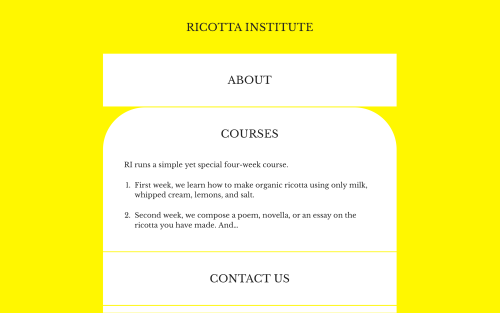 Ricotta Institute