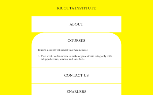 Ricotta Institute