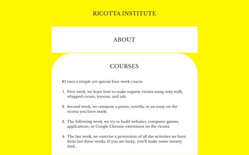 Ricotta Institute