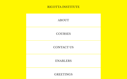 Ricotta Institute