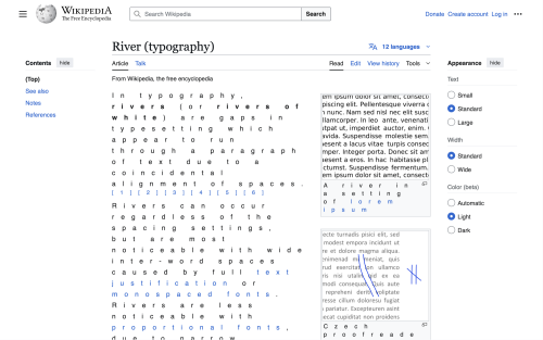 River (Typography)