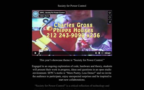 SFPC Presents SFPC