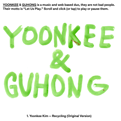 Yoonkee and Guhong