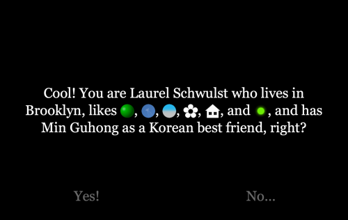 You are Laurel, right?
